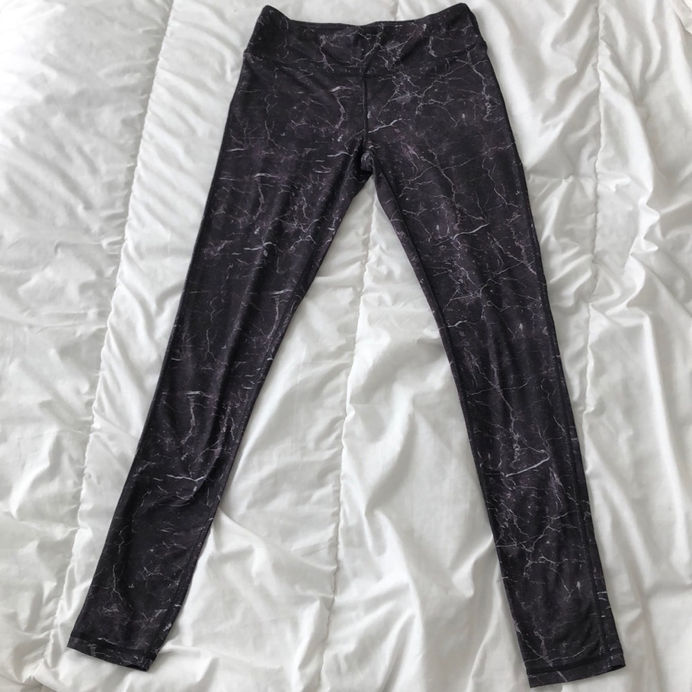 Mono B size small purple & black marbled pant
